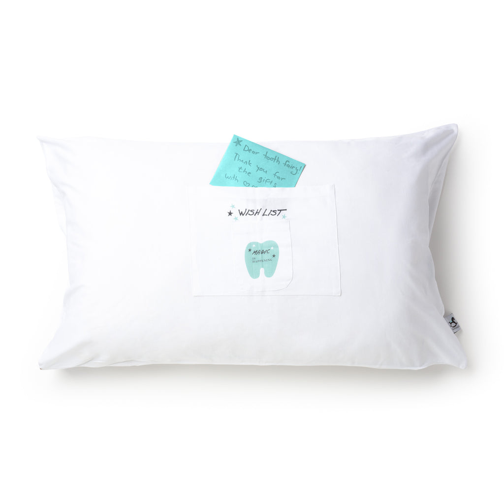 Short Plush Mini Pillow Cover With Pocket/ Tooth Fairy With Pocket