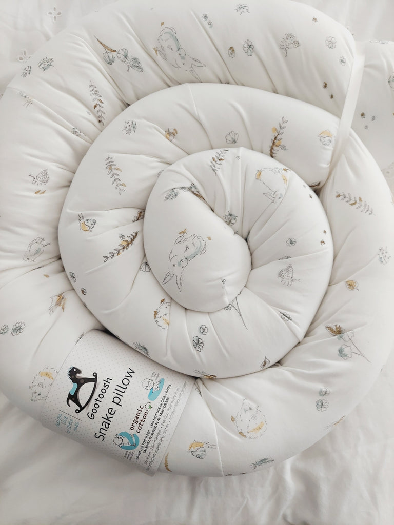 Snake pillow store bed bumper